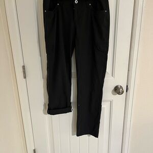 KUHL Classic Black/Grey Straight Leg Pants women’s Sz 10 reg